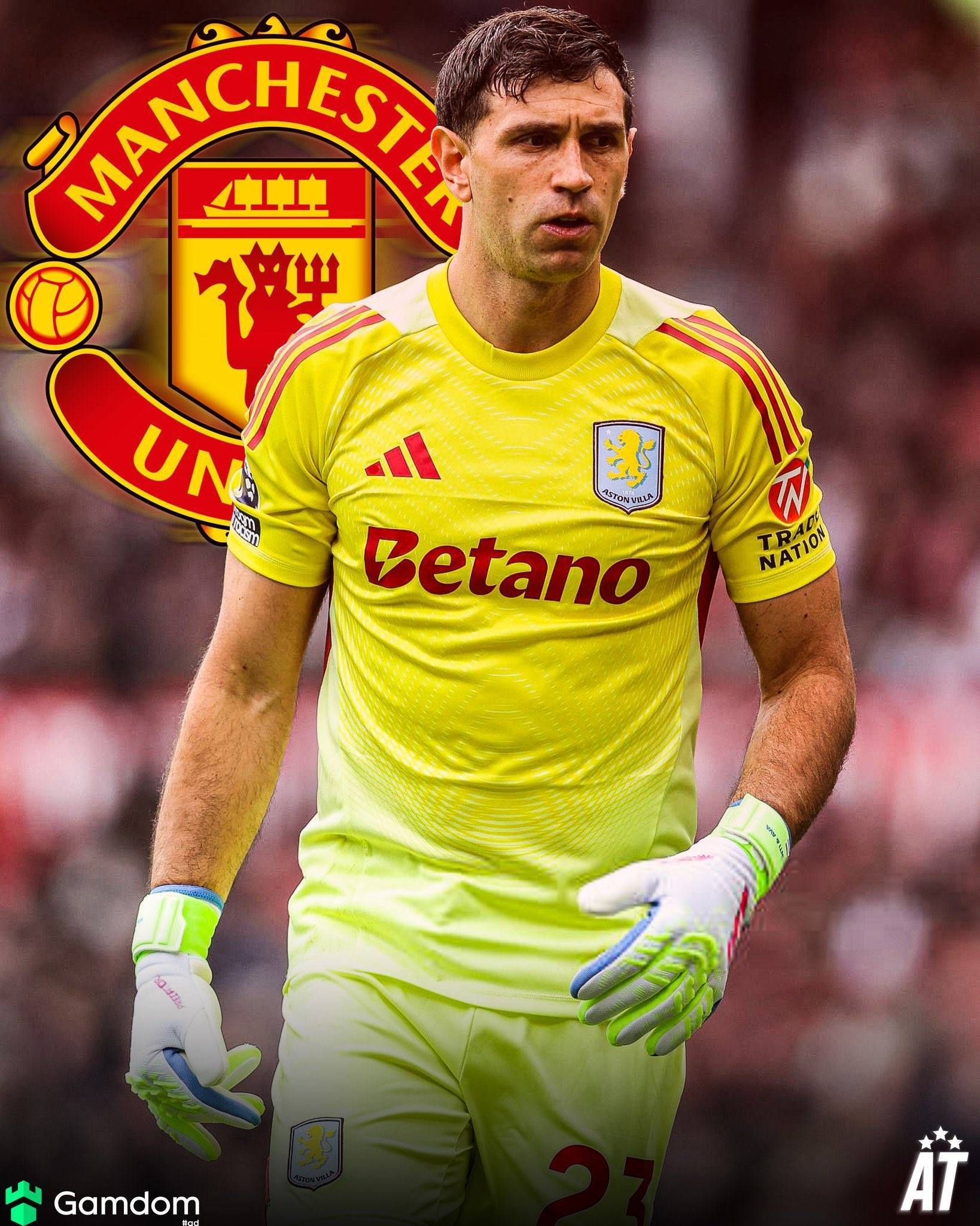 拒多家豪门邀请太阳报:大马丁全力推动转会曼联,阿莫林欣赏他